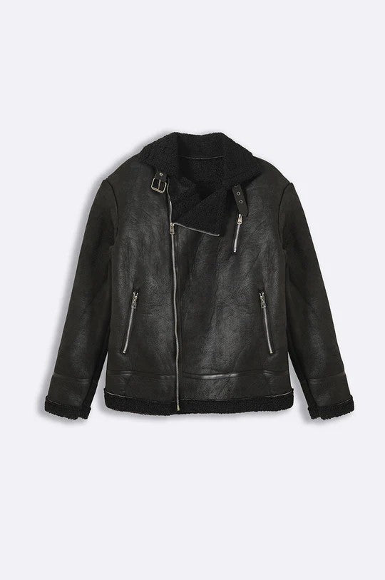 BLACK SUEDE JACKET